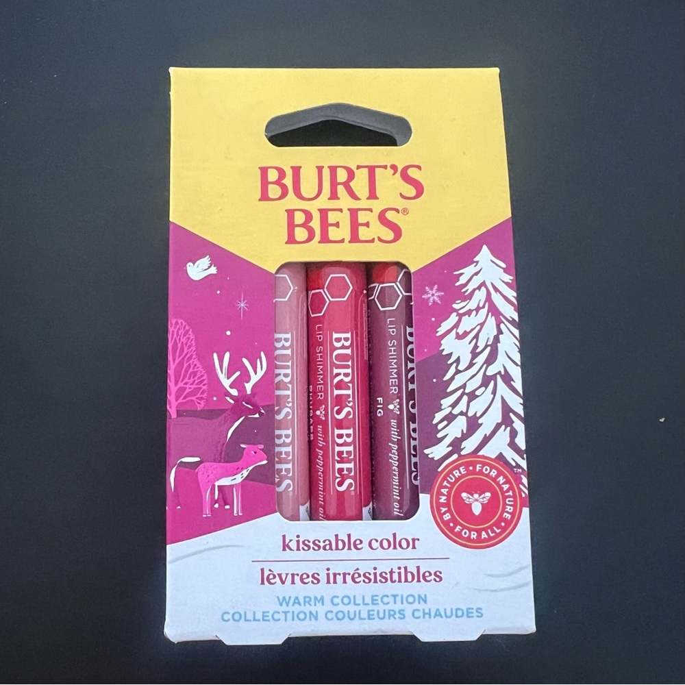 Brand New!! BURT’S BEES® KISSABLE COLOUR HOLIDAY GIFT SET